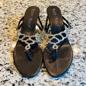 White House Black Market Bling Kitten Heels